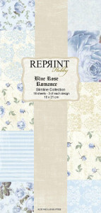 Reprint 4x8in Slimline Collection Pack - Blue Rose Romance