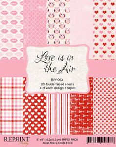 Reprint 6x6in Paper Pack - Love is in the Air