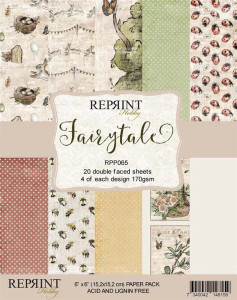 Reprint 6x6in Paper Pad Collection Pack - Fairytale