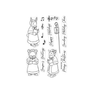 Hero Arts Clear Stamp - Christmas Carolers