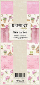 Reprint 4x8in Slimline Collection Pack - Pink Garden