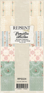 Reprint 4x8in Slimline Collection Pack - Romantico