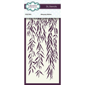 Creative Expressions 4x8 Stencil - Weeping Willow