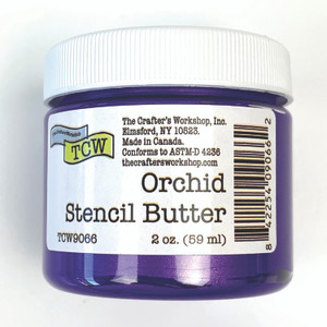The Crafters Workshop Stencil Butter 2oz Jar - Orchid