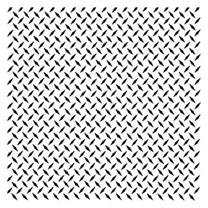 The Crafters Workshop 6x6 Stencils - Diamond Plate