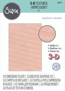 Sizzix Multi-Level Textured Impressions Embossing Folder by Jennifer Ogborn  - Moon Light - Scrapbooking Made Simple