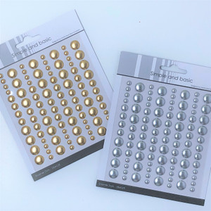 Simple And Basic Enamel Dots 2 Pack Bundle - Gold and Silver Simple And Basic Enamel Dots 2 Pack Bundle - Gold and Silver