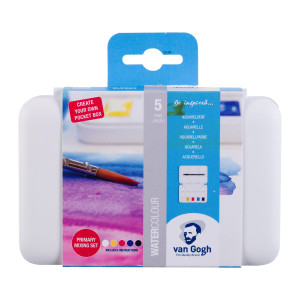 Royal Talens Van Gogh Watercolour Half Pan Mixing Set - Primary Royal Talens Van Gogh Watercolour Half Pan Mixing Set - Primary