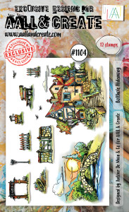 AALL & Create A6 Stamp Set - Bolthole Hideaway