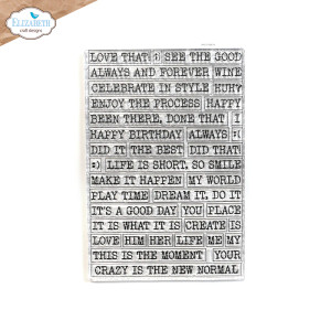 Elizabeth Craft Designs Clear Stamps - Journal Phrases 3 Elizabeth Craft Designs Clear Stamps - Journal Phrases 3