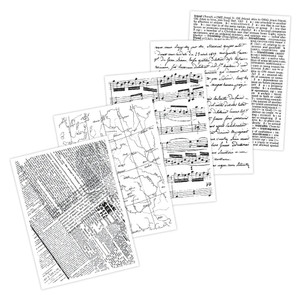 Hero Arts Hero Transfers Set - Collage Backgrounds Part 2