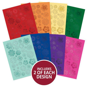 Hunkydory Crafts Rainbow Brights Floral Embellishments