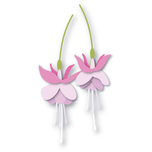 Memory Box Dies - Fuchsia Bud Duo Memory Box Dies - Fuchsia Bud Duo