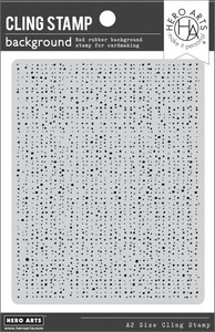 Hero Arts Cling Stamps - Snowfall Background