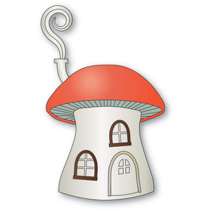 Memory Box Poppy Stamps Dies - Large Mushroom House