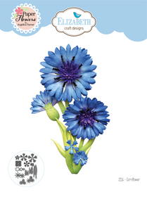Elizabeth Craft Designs Paper Flowers Dies - Cornflower Elizabeth Craft Designs Paper Flowers Dies - Cornflower