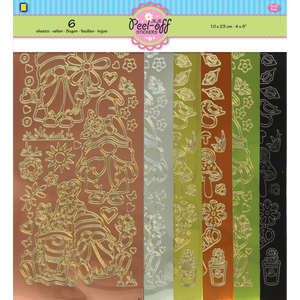 JEJE Produkt 6Pk Peel-Off Sticker Set - Gnomes Everyday JEJE Produkt 6Pk Peel-Off Sticker Set - Gnomes Everyday