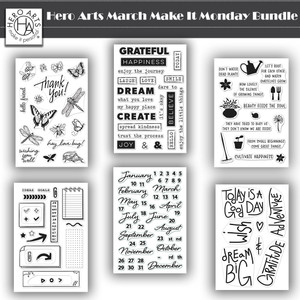 Hero Arts Make It Mondays 6 Pack Bundle 03/24/2025 Hero Arts Make It Mondays 6 Pack Bundle 03/24/2025