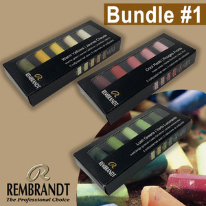 Royal Talens Rembrandt Soft Pastels 3 Pack Bundle #1 Royal Talens Rembrandt Soft Pastels 3 Pack Bundle #1