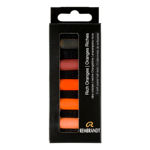 Royal Talens Rembrandt Soft Pastels 5 Pack - Rich Oranges