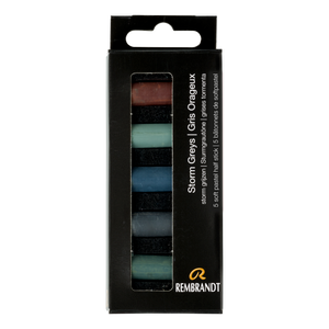 Royal Talens Rembrandt Soft Pastels 5 Pack - Storm Greys Royal Talens Rembrandt Soft Pastels 5 Pack - Storm Greys