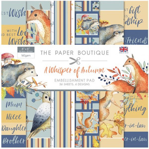 Creative Expressions The Paper Boutique Embellishment Pad - A Whisper of Autumn