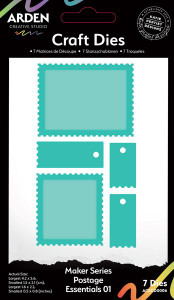 Arden Creative Studio Dies by Katie Pertiet - Maker Series, Postage Essentials 01 Arden Creative Studio Dies by Katie Pertiet - Maker Series, Postage Essentials 01