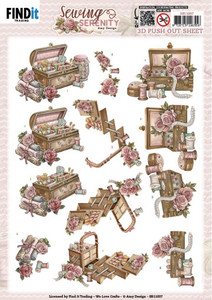 Find-It Trading 3D Push out Sheet by Amy Design - Sewing Serenity, Sewing Box