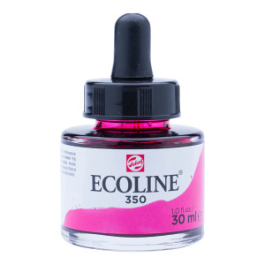 Royal Talens Ecoline Liquid Watercolour, 30ml Pipette Jar - Fuchsia (350)