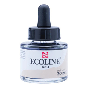 Royal Talens Ecoline Liquid Watercolour, 30ml Pipette Jar - Beige (420)