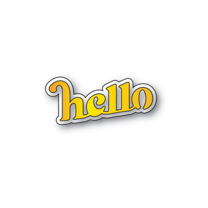 Memory Box Dies - Cheery Hello Memory Box Dies - Cheery Hello