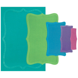 Sizzix Framelits Die Set 8PK by Stacey Park - Fanciful Framelits Reversed, Doris Dotted Top Note Sizzix Framelits Die Set 8PK by Stacey Park - Fanciful Framelits Reversed, Doris Dotted Top Note