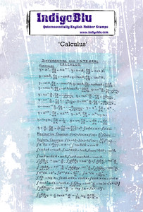 IndigoBlu Cling Rubber Stamps - Weird Science, Calculus