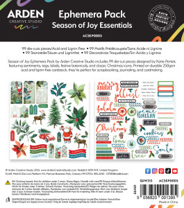 Arden Creative Studio Season of Joy by Katie Pertiet - Essentials Ephemera Pack Arden Creative Studio Season of Joy by Katie Pertiet - Essentials Ephemera Pack