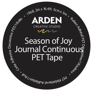 Arden Creative Studio Season of Joy by Katie Pertiet - Journal Continuous PET Tape