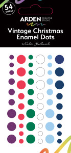 Arden Creative Studio Vintage Christmas by Cathie Shuttleworth Enamel Dots
