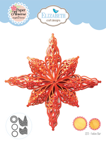 Elizabeth Crafts Designs Paper Flowers Dies by Angelica Turner - Festive Star Elizabeth Crafts Designs Paper Flowers Dies by Angelica Turner - Festive Star