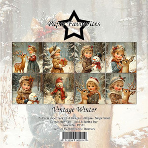 Paper Favourites 6x6in Paper Pack - Vintage Winter