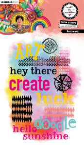 Studio Light Art by Marlene Clear Stamp - Bold Words