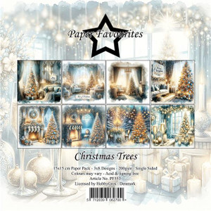 Paper Favourites 6x6in Paper Pack - Christmas Trees