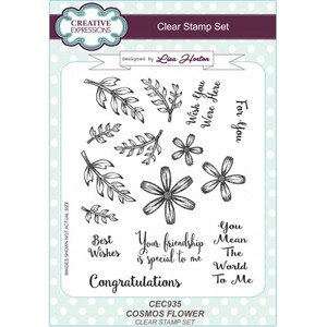 Creative Expressions Stamps - Cosmos Flower