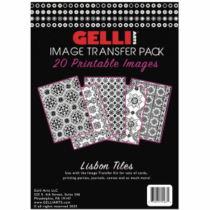 Gelli Arts Image Transfer Pack 20/PK - Lisbon Tiles
