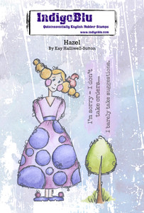 IndigoBlu A6 Cling Rubber Stamps - Hazel