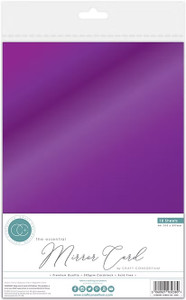 Craft Consortium The Essential A4 Mirror Card - Purple