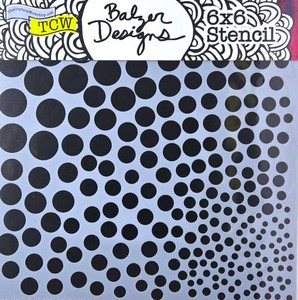 The Crafters Workshop 6x6 Stencils - Circle Explosion