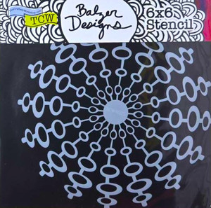 The Crafters Workshop 6x6 Stencils - Fifites Clock