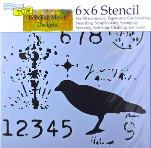The Crafters Workshop 6x6 Stencils - Ravenscape