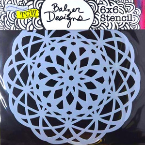 The Crafters Workshop 6x6 Stencils -  Geo Explosion