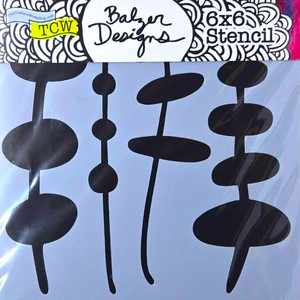 The Crafters Workshop 6x6 Stencils - Pod on Sticks