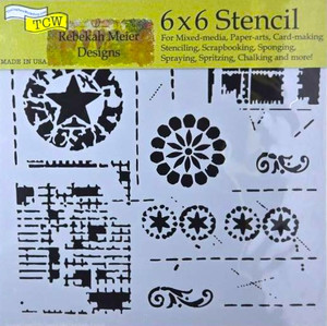 The Crafters Workshop 6x6 Stencils - Brazen Star